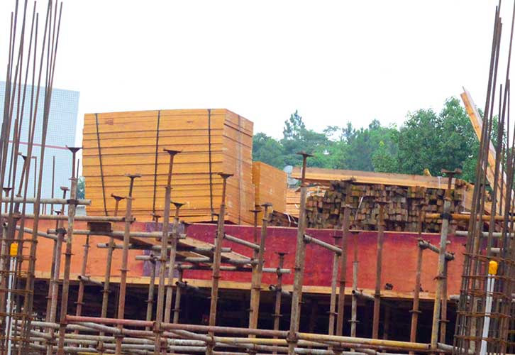 建筑模板搭建